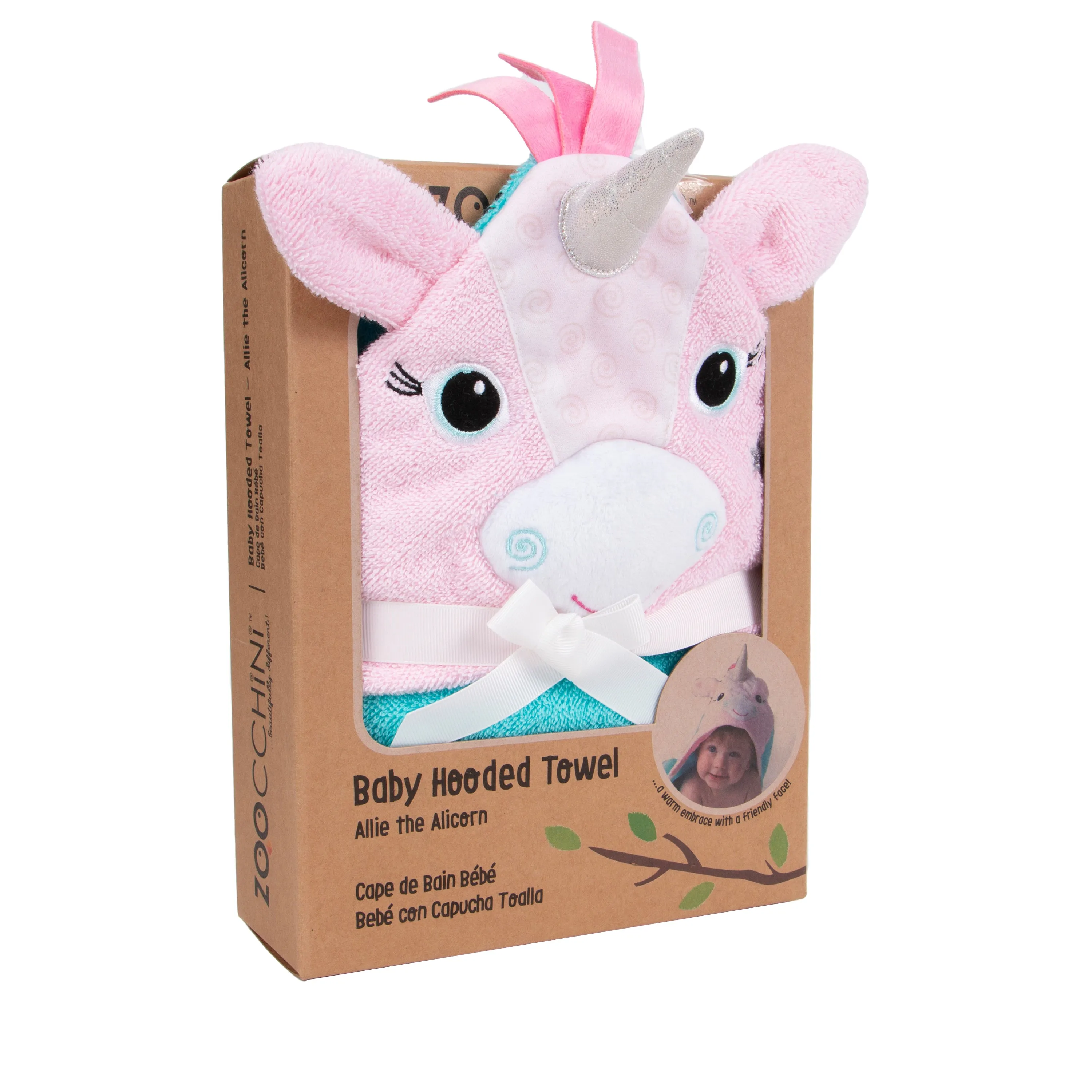 Baby Hooded Towel - Allie the Alicorn