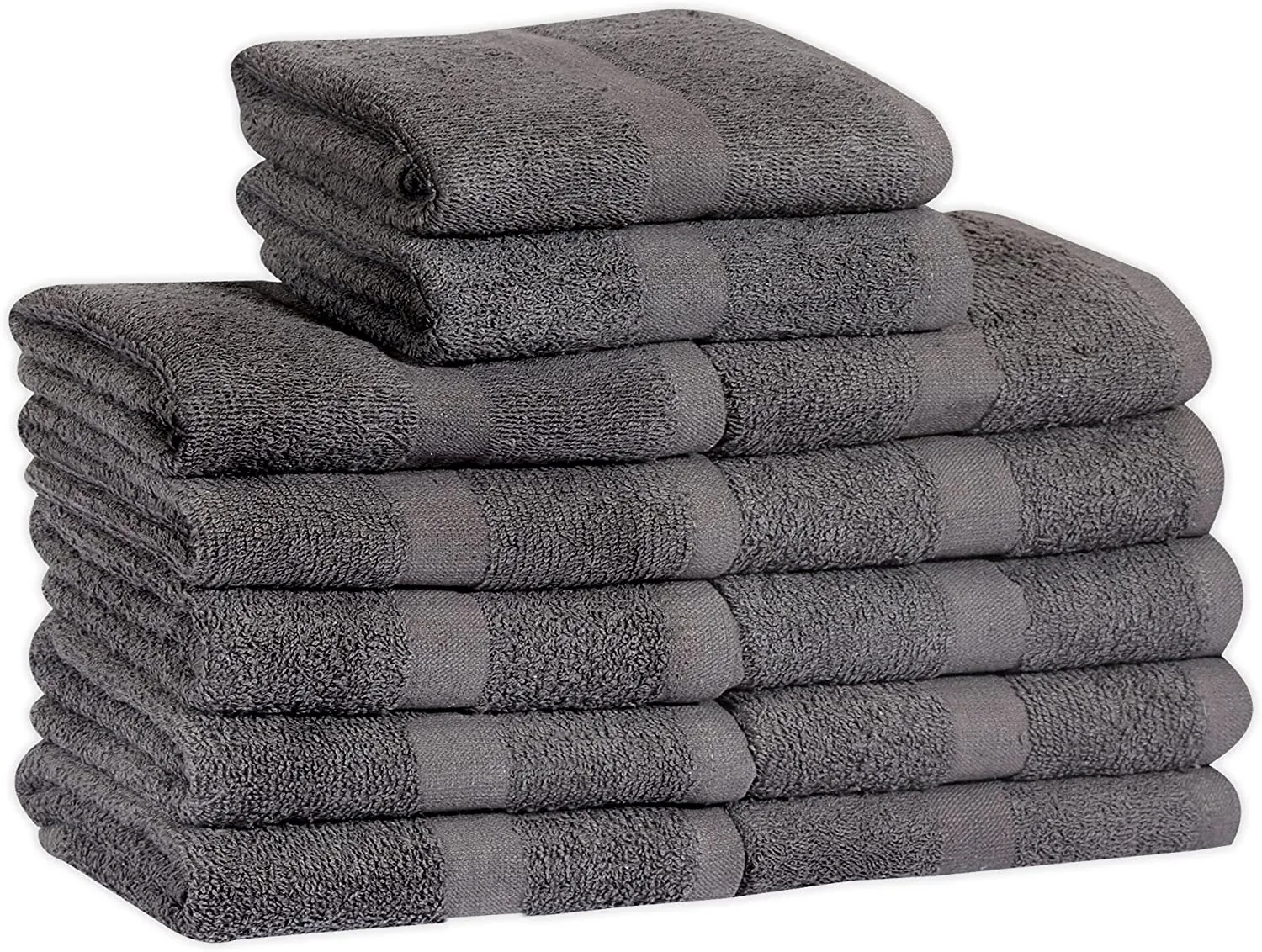 Cotton Salon Towels (120-Pack 16x27 inches) - Soft Absorbent Quick Dry Gym-Salon-Spa Hand Towel