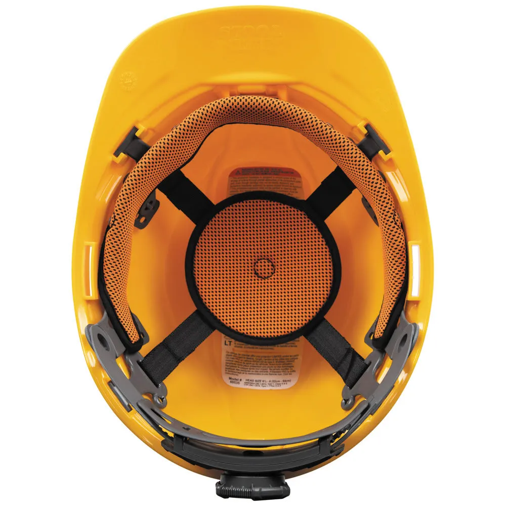 Klein 60535 Hard Hat, Non-Vented, Cap Style, Yellow