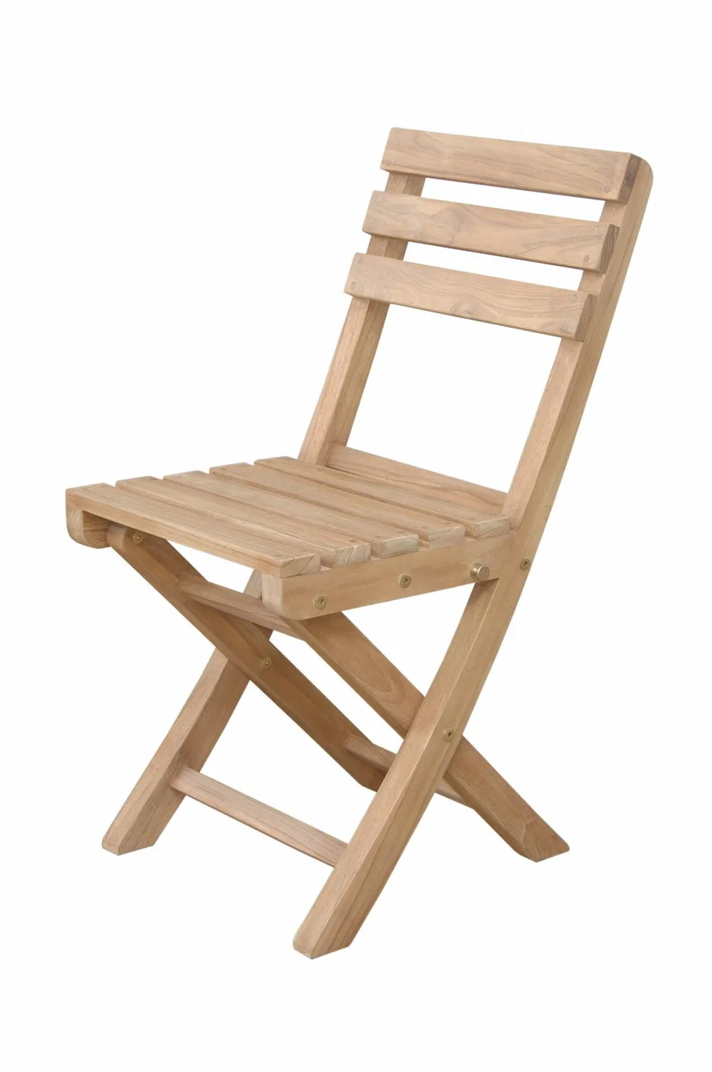 Nimble Chester Alabama 3-Piece Bistro Set, Crafted In Teak & Sanded Smooth To Natural Form, Delivered Free In 5 - 9 Working Days.