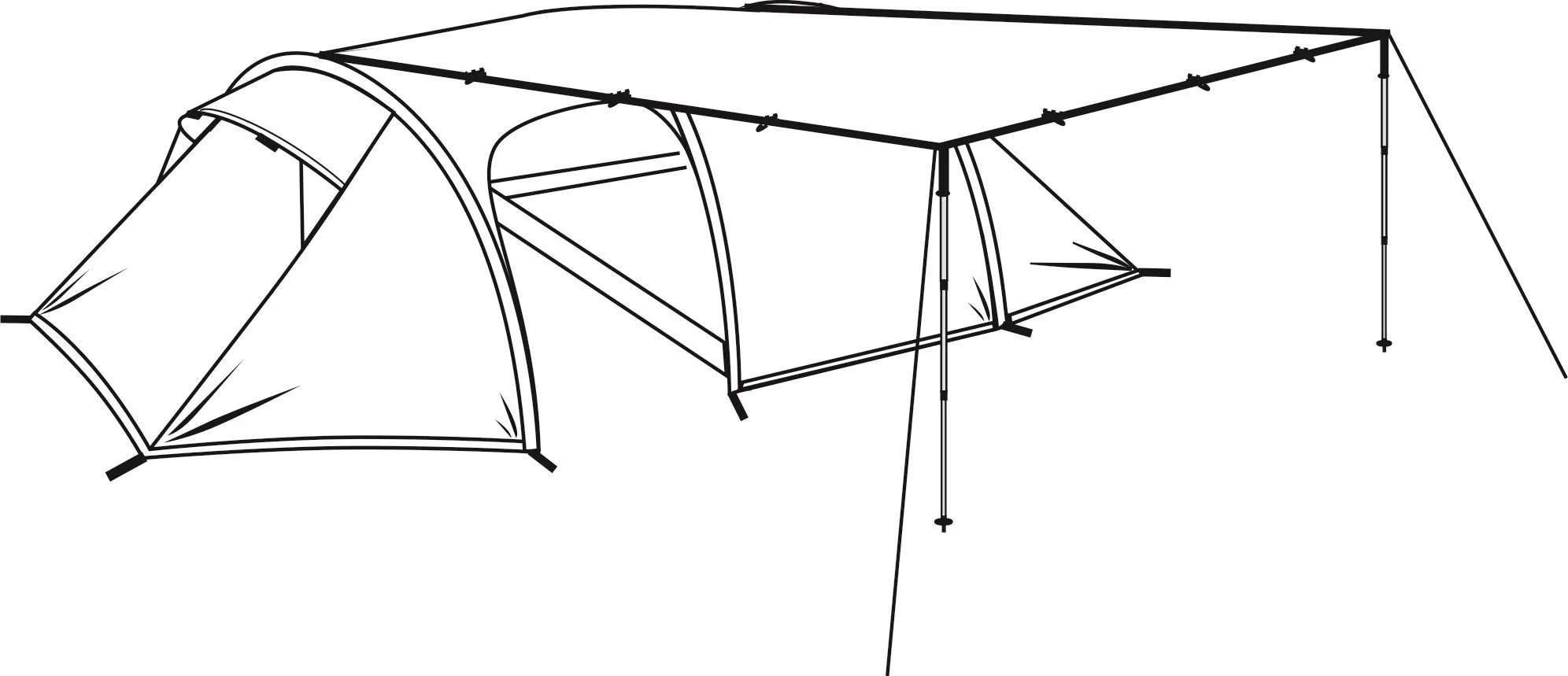 Robens Tarp 4 X 4 M Green | Buy Robens Tarp 4 X 4 M Green here | Outnorth